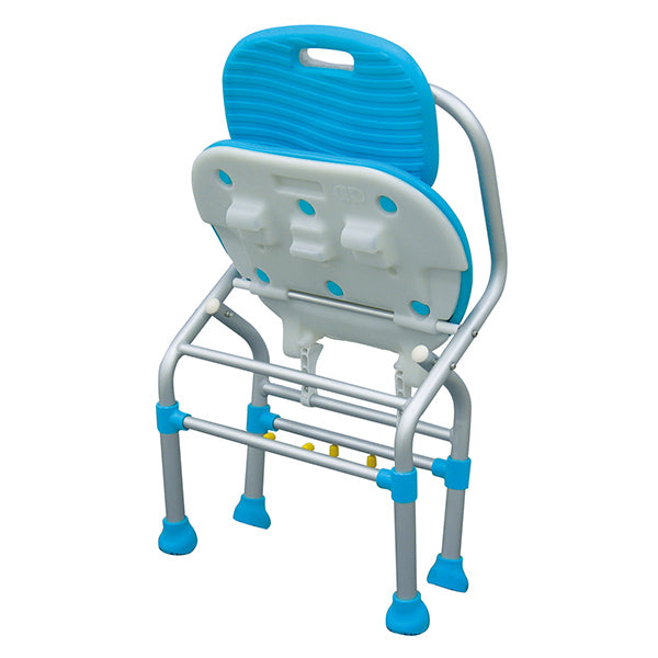 シャワーチェア背付折りたたみ5段階高さ調整テイコブシャワーベンチ介護イス