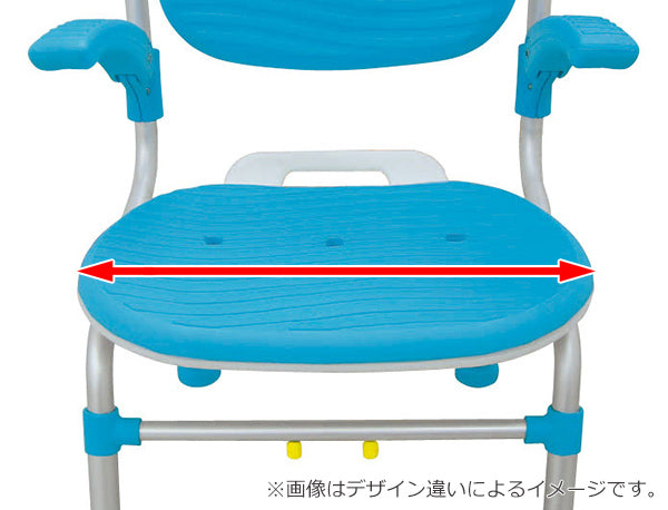 シャワーチェア背付折りたたみ5段階高さ調整テイコブシャワーベンチ介護イス