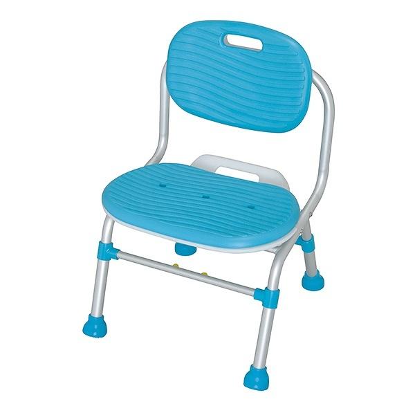 シャワーチェア背付折りたたみ5段階高さ調整テイコブシャワーベンチ介護イス