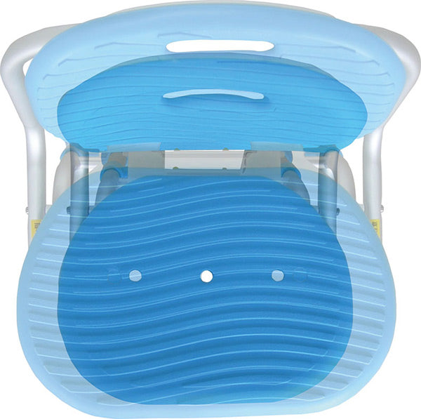 シャワーチェア背付折りたたみ5段階高さ調整テイコブシャワーベンチ介護イス