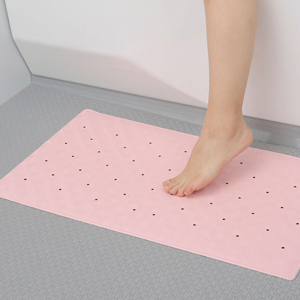 バスマット浴槽吸盤付介護用品ピンク