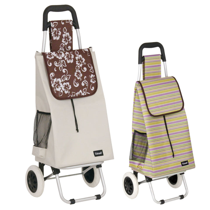 ショッピングカート大容量折りたたみアルミ製バッグ付