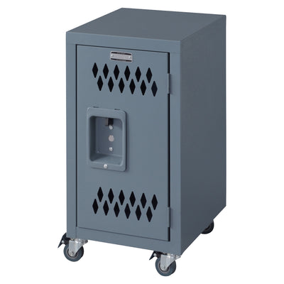 チェスト 幅30.5cm 2段 キャスター付 スチールロッカー風