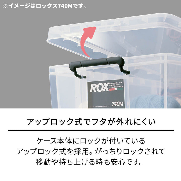 収納ボックス幅20×奥行35×高さ11cmロックス300Sフタ付きプラスチック