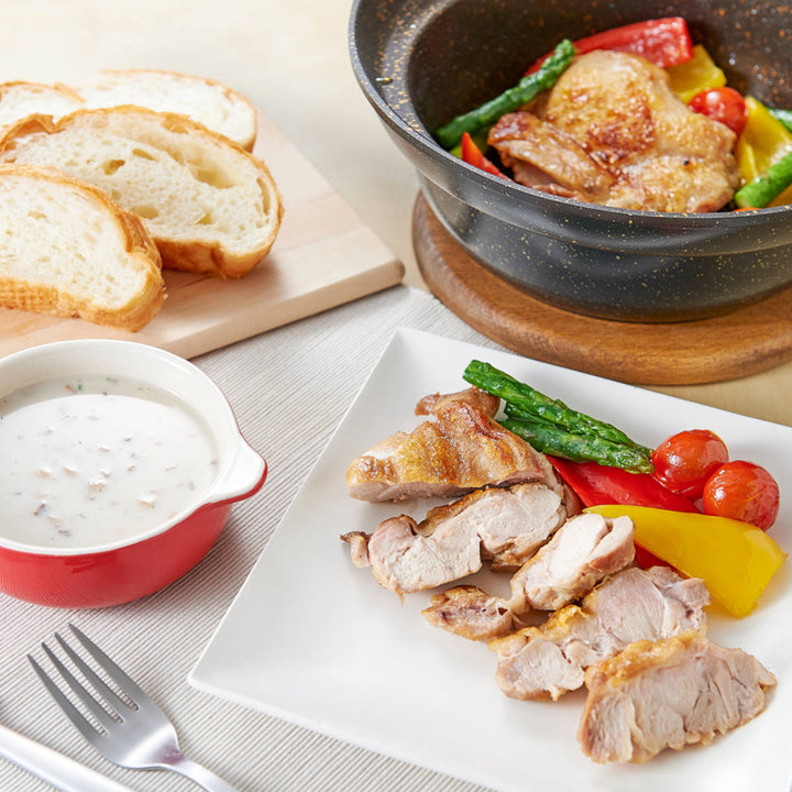 鍋型フライパンIH対応24cmゴールドマーブル深型