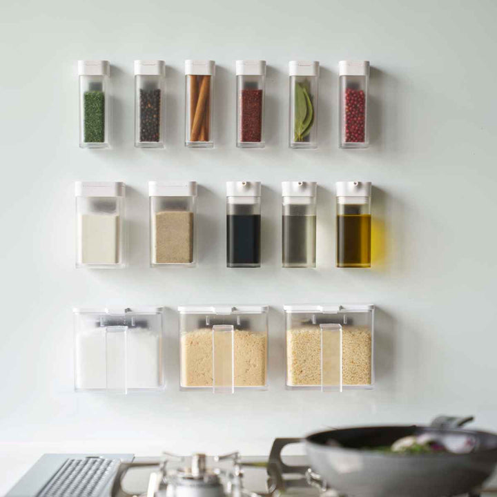 山崎実業towerマグネット小麦粉＆スパイスボトルタワー