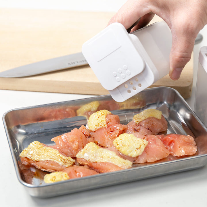 山崎実業towerマグネット小麦粉＆スパイスボトルタワー