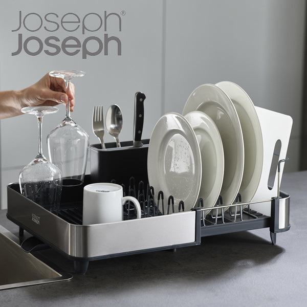 Joseph Joseph 水切りラック エクステンド スチール ディッシュラック