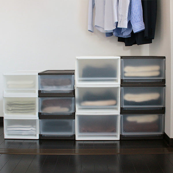 収納ボックスストラクローゼット棚上幅28×奥行36×高さ18cm