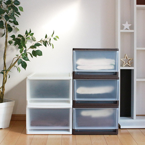 収納ボックスストラクローゼット棚上幅34×奥行42×高さ22cm