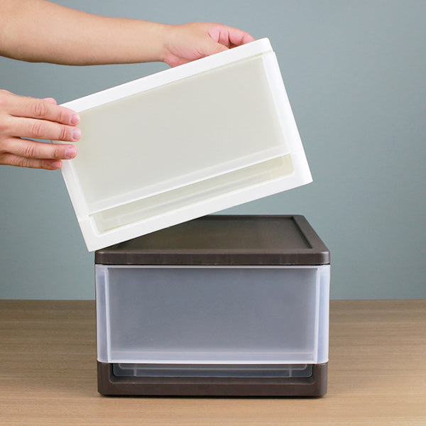 収納ボックスストラクローゼット棚上幅34×奥行42×高さ22cm