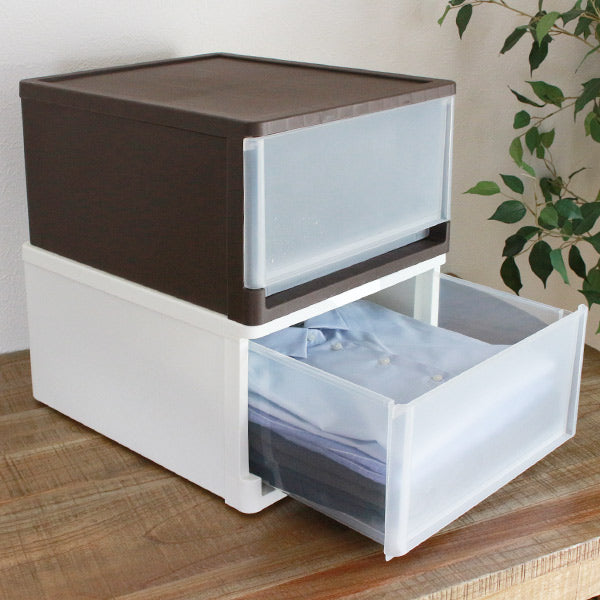 収納ボックスストラクローゼット棚上幅34×奥行42×高さ22cm