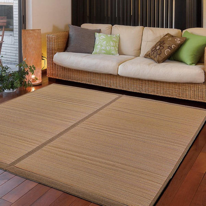 ラグい草ふんわりラグ与那国191×191cm