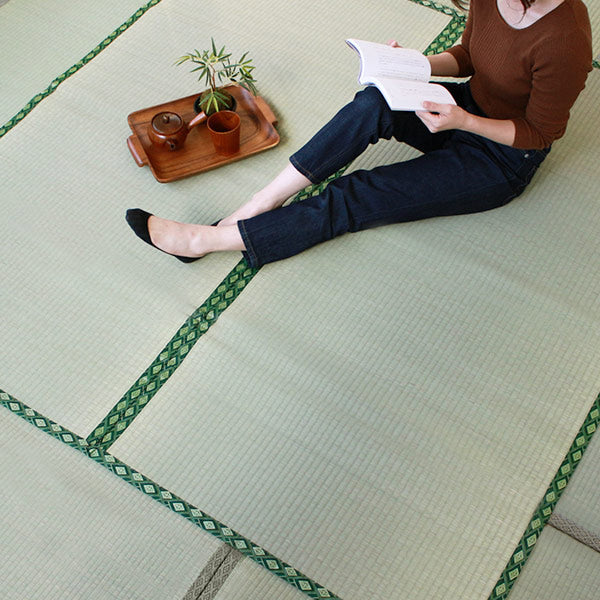 ラグい草上敷伊勢江戸間引目2畳