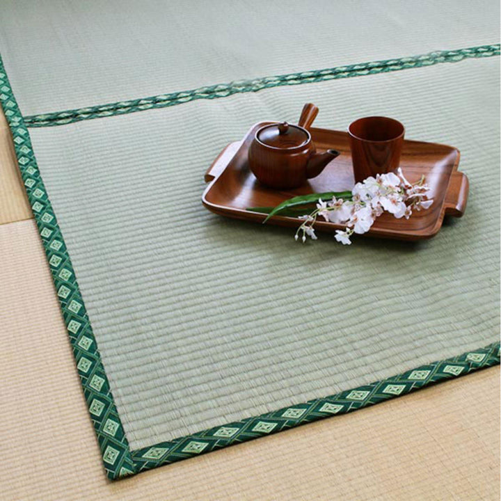 ラグい草上敷伊勢江戸間引目4.5畳