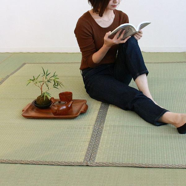 ラグい草上敷き白山江戸間双目1畳