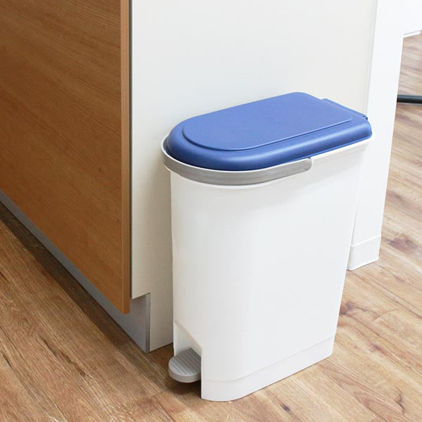 ゴミ箱20Lスリムペタルペール持ち手運べるふた付きペダル式スリムごみ箱ダストボックス