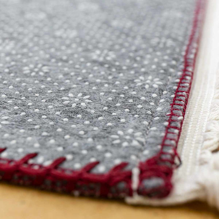 ラグトルクメン風プリントラグ190×240ｃｍターコイズ