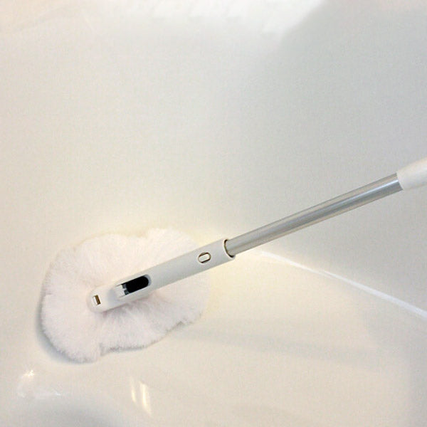 バスブラシお風呂ブラシお風呂掃除ふわーとお風呂キーレー全長80cm伸縮柄角度調節速乾