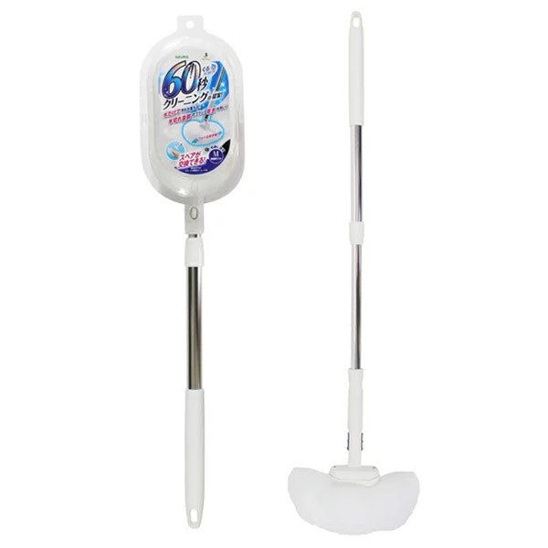 バスブラシお風呂ブラシお風呂掃除ふわーとお風呂キーレー全長80cm伸縮柄角度調節速乾