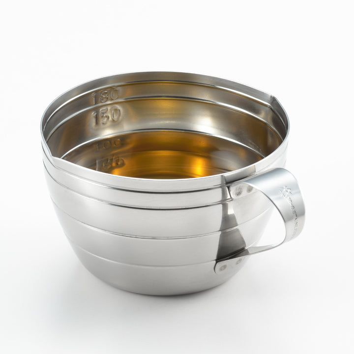 計量カップ200mlステンレス製料理のいろは日本製