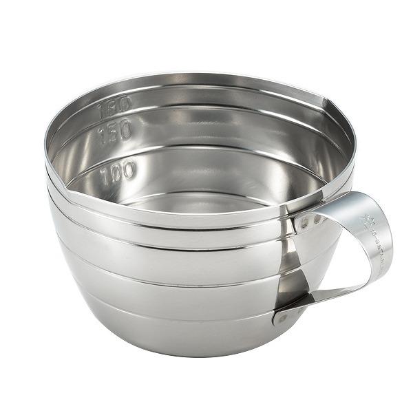 計量カップ200mlステンレス製料理のいろは日本製