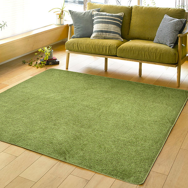 ラグ芝生185×185cm