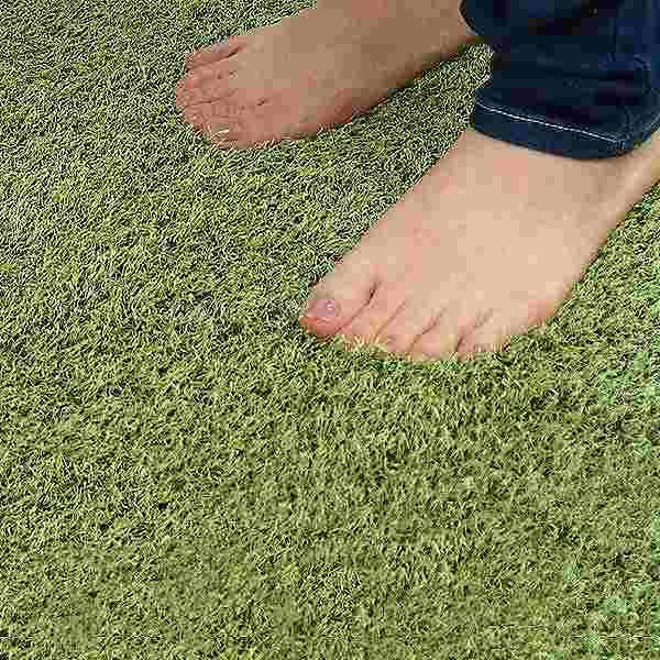 ラグ芝生185×185cm