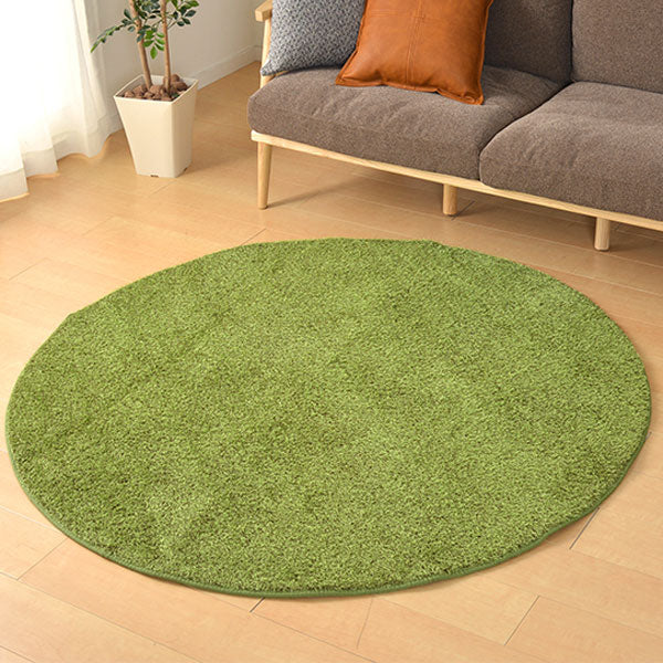 ラグ芝生90×90cm円形