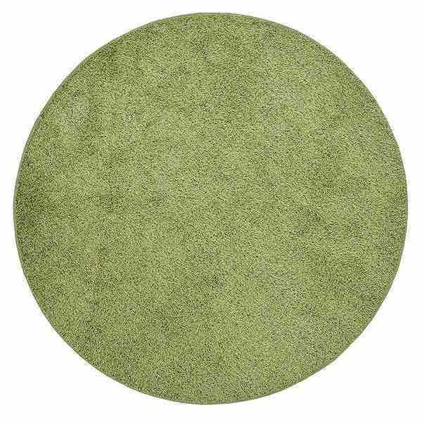 ラグ芝生185×185cm円形