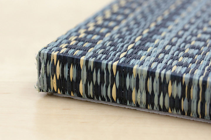 ユニット畳置き畳王騎約65×65滑り止め付きブルー