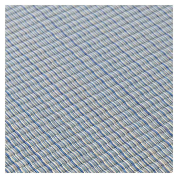 ユニット畳置き畳四季約65×65滑り止め付きブルー