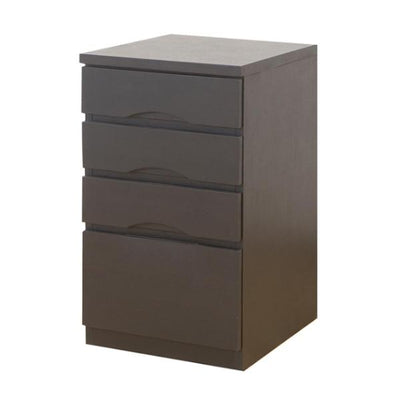 キャビネット 幅42×奥行45cm タモ 引き出し4段