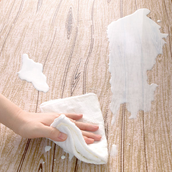 キッチンマット60×180cm拭けるキッチンマットウッド調