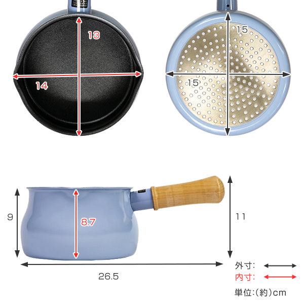 マルチパン15cmIH対応ぷちキット木ハンドル