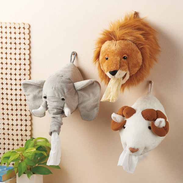 ティッシュケース トイレットペーパー ライオン ぬいぐるみ 吊り下げ