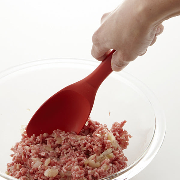 調理スプーンこねてまとまるハンバーグスプーンWW100