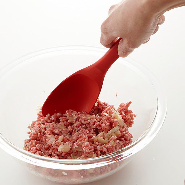 調理スプーンこねてまとまるハンバーグスプーンWW100