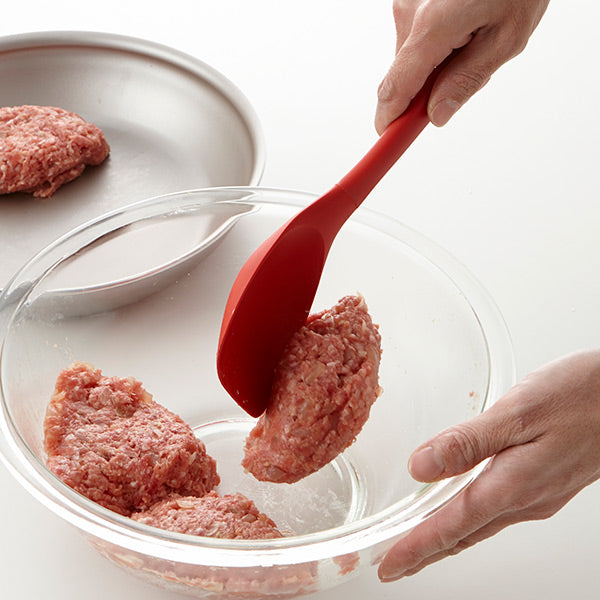 調理スプーンこねてまとまるハンバーグスプーンWW100