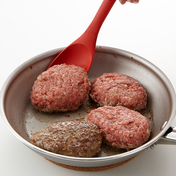 調理スプーンこねてまとまるハンバーグスプーンWW100