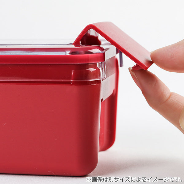 お弁当箱2段パッキン一体式イージーケアランチボックス680ml