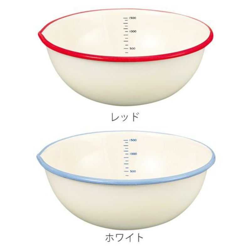 ボウル 20cm ホーロー製 富士ホーロー Honey Ware 片口ボール