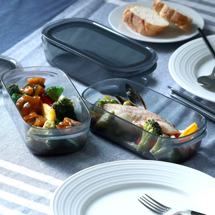 保存容器520ml調理ができる保存容器収納トレー付きMサイズ3個入