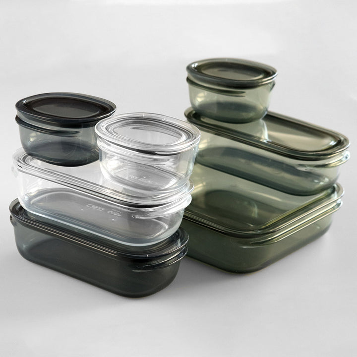 保存容器520ml調理ができる保存容器収納トレー付きMサイズ3個入