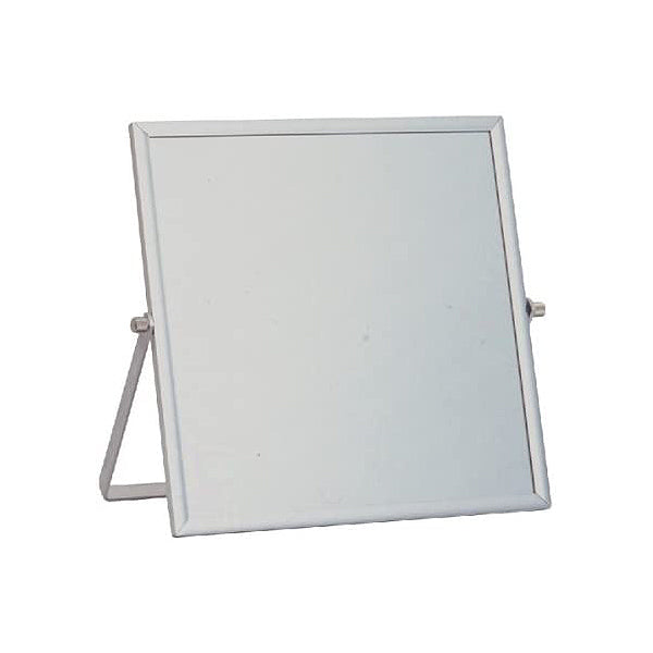 ミラー高さ22cm卓上角度調節スタンドミラーアルミミラー鏡かがみ化粧鏡