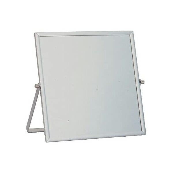 ミラー高さ22cm卓上角度調節スタンドミラーアルミミラー鏡かがみ化粧鏡