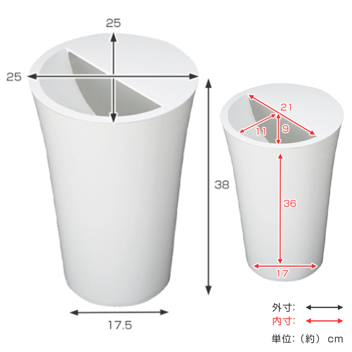 ゴミ箱12L丸型ふた付きユニードカクス