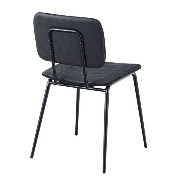 チェア座面高46cm椅子イスダイニングチェアソフトレザーヴィンテージ調