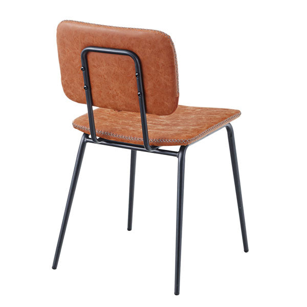 チェア座面高46cm椅子イスダイニングチェアソフトレザーヴィンテージ調