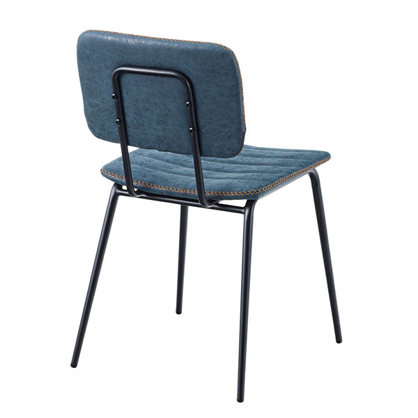 チェア座面高46cm椅子イスダイニングチェアソフトレザーヴィンテージ調